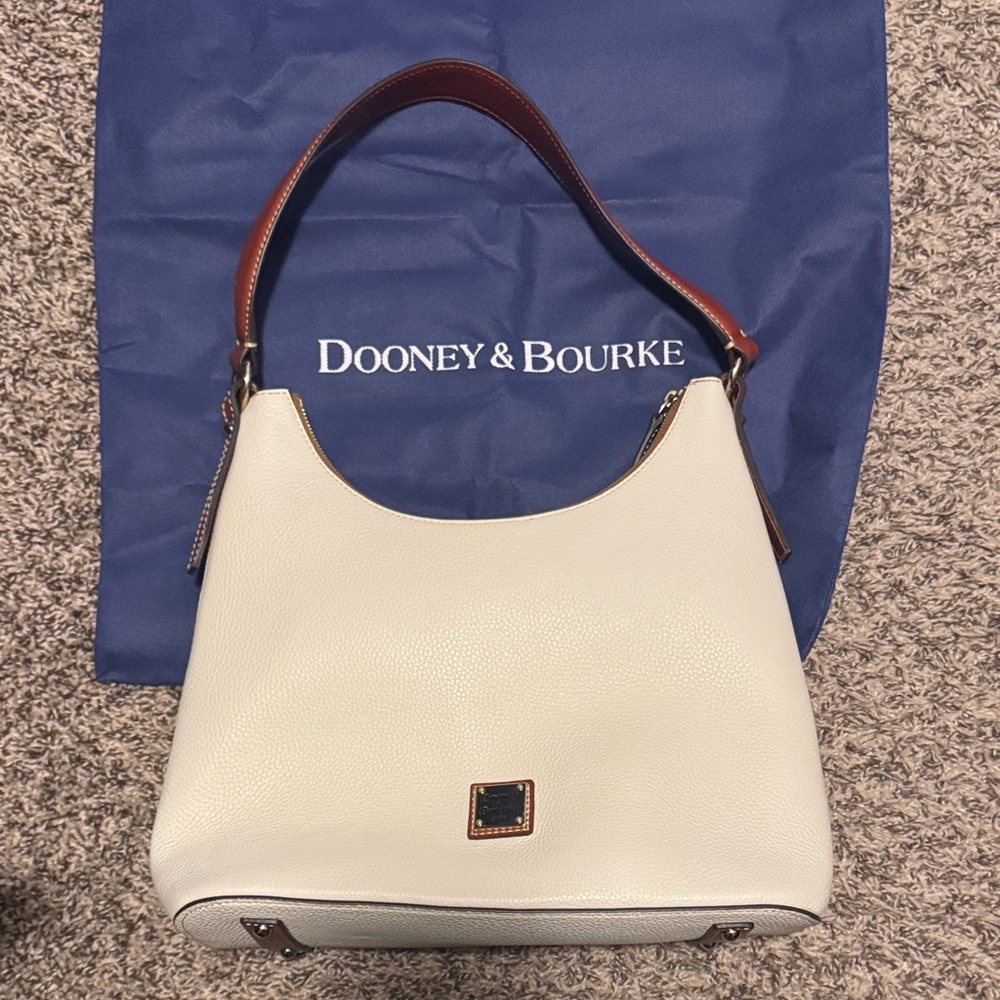 Dooney & Bourke Cream Hobo Bag & Wallet Set - Picture 2 of 6